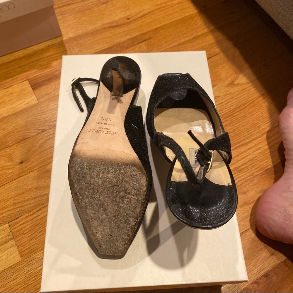 Jimmy Choo glitter black pumps in great condition - Picture 5 of 7